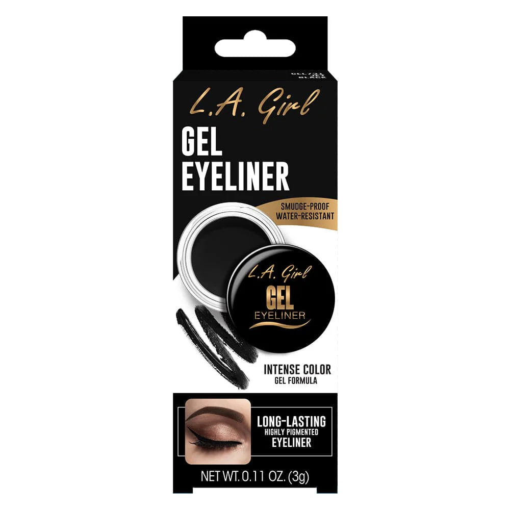 LA GIRL GEL EYELINER JET - BLACK